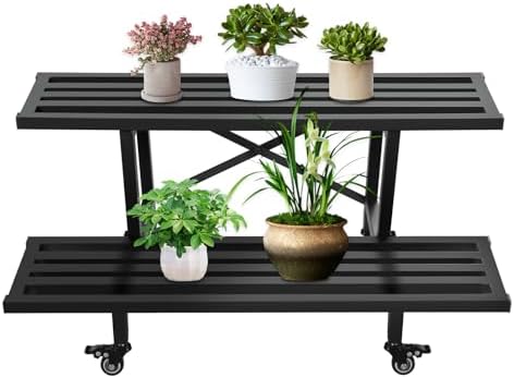 Plant Parents - Sturdy Metal Plant Stand 2 Tier