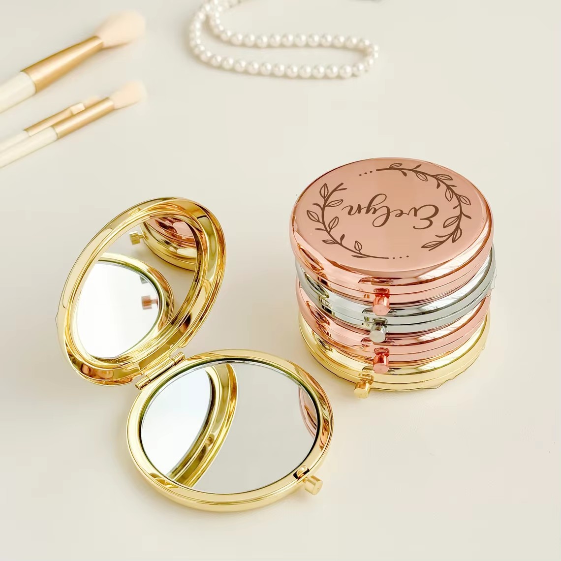 Plant Parent Gifts - Free Custom Mini Pocket Makeup Mirror
