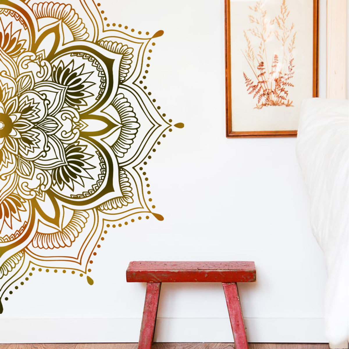 Artistic PVC Wall Decal Mandal - Monstera Thai Constellation 评论和价格