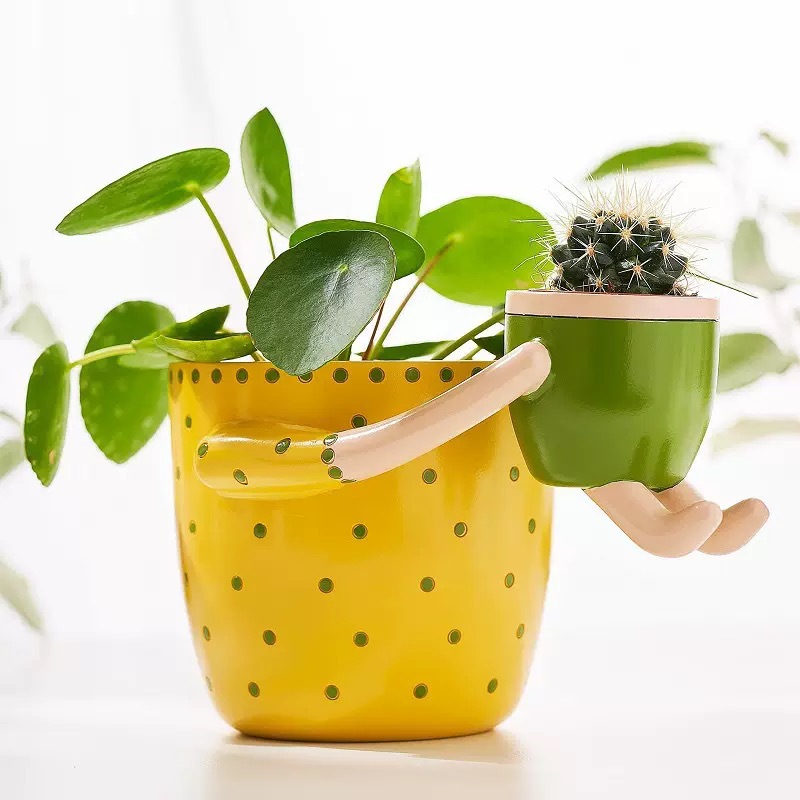 Resin Parent-child Flowerpot w - Plant Parent Pot 评论和价格