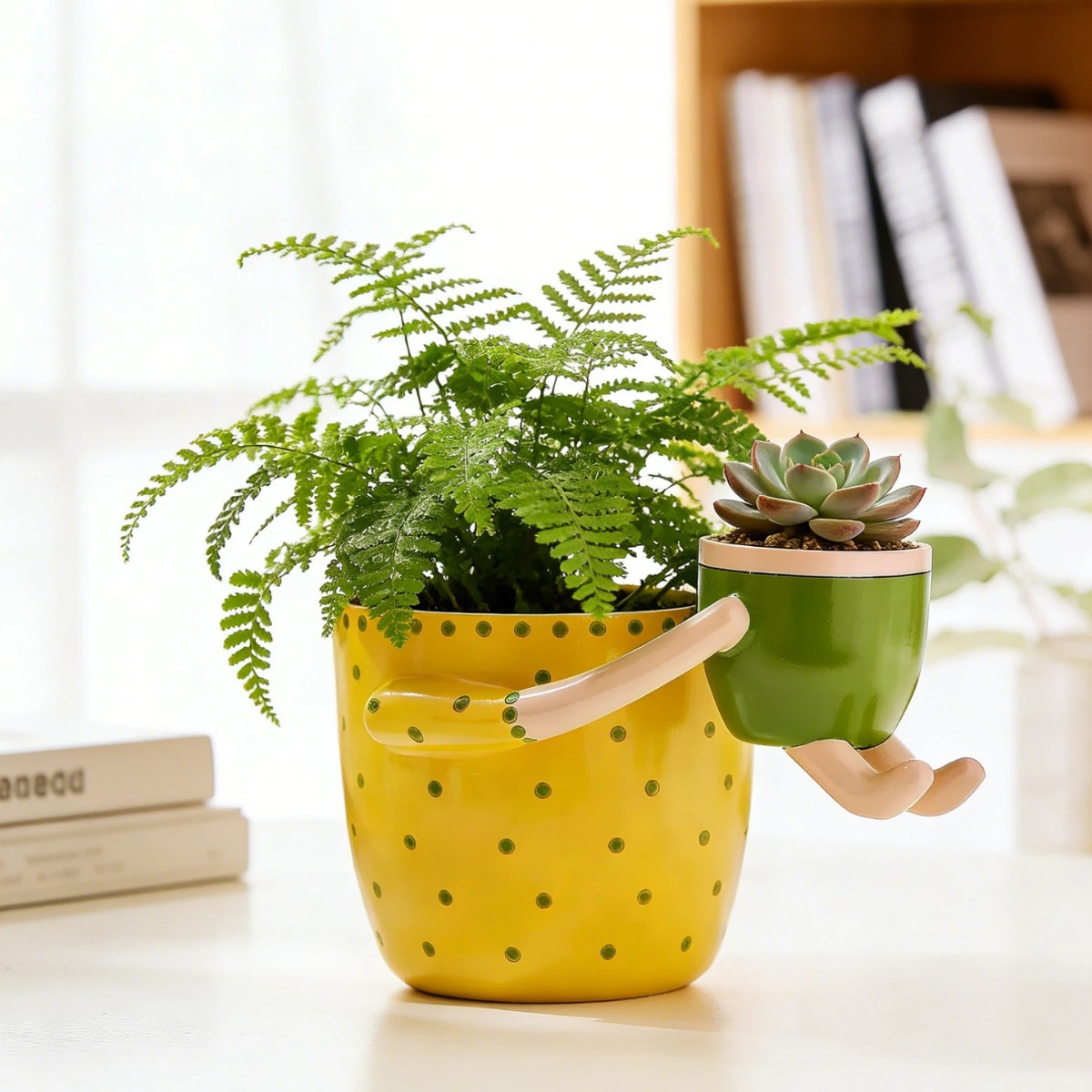 Resin Parent-child Flowerpot w - Plant Parent Pot 评论和价格