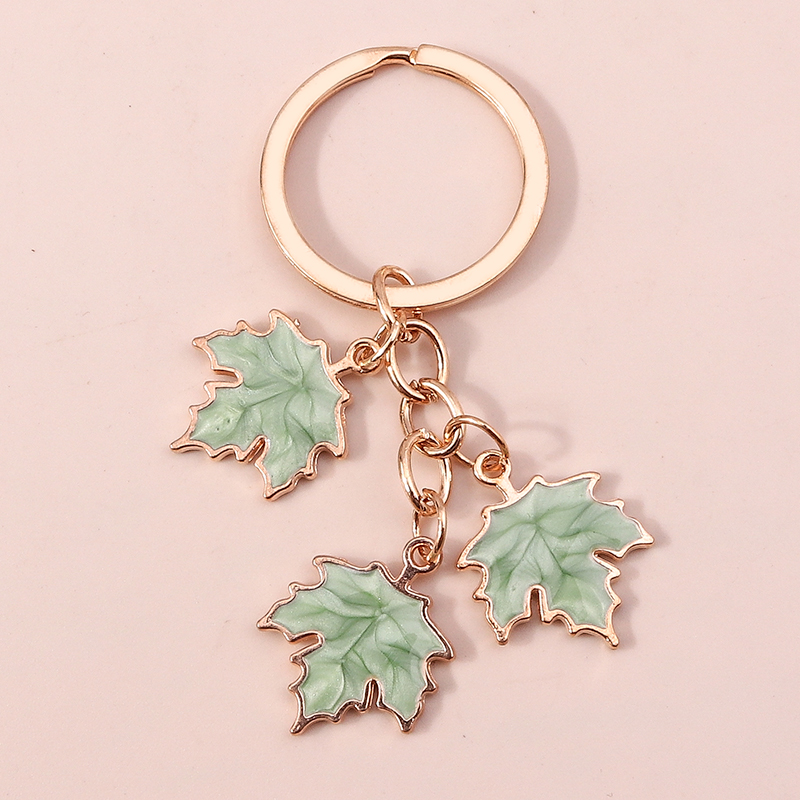 New Fashion Maple Leaf Keychai - Monstera Thai Constellation 评论和价格