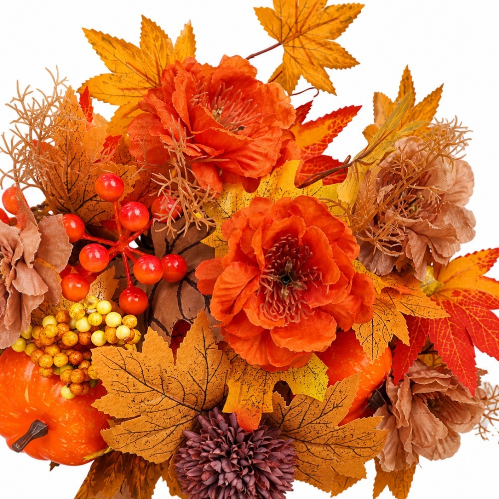 Autumn Artificial Flowers Bouq - Plant Parent Gifts 评论和价格